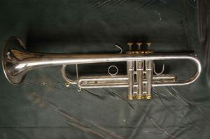 <span class=keywords><strong>Trompette</strong></span> en Sib bémol plaquée argent de style espagnol de bonne qualité (ETR-30) - Product Image 3