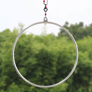 ПРОФЕССИОНАЛЬНЫЙ ВОЗДУШНЫЙ обруч Lyra, 1 вкладыш, 600 кг, нержавеющая сталь, 90 см, одноточечный воздушный обруч для цирковых акробатических представлений - Product Image 3