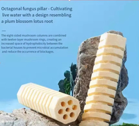 Medio Filtrante Cerámico Premium para Acuarios de Peces y Estanques de Agua Dulce/Salada, Casa para Bacterias de Raíz de Loto de Árbol de Montaña