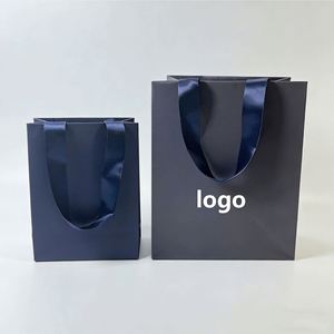 Eco-friendly Recycled Brown Handle Kraft <b>Paper</b> Bags Luxury Custom Food Takeaway & Gift Craft Packaging With Custom logo - Product Image 2