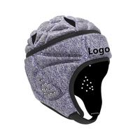 Casque de football souple avec logo personnalisé Casque de rugby 7v7 pour les jeunes Couvre-chef rembourré souple Casque de rugby Protège-têtes de rugby