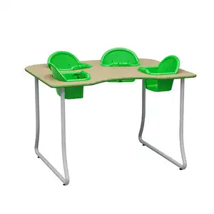 Недорогая современная мебель для детского сада, набор сидений и стульев, 2, 3, 4, 6 картонная коробка, набор обеденного стола, 8 стульев, использование детей