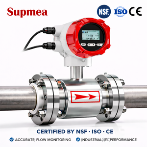 Özelleştirilebilir Tam Geçişli DN15-DN1000 RS485 4-20mA Darbeli HART Çıkışlı Akıllı Su Elektromanyetik Debimetre - Product Image 1