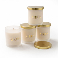 AIKUN, équipe de designers propres, design unique, possibilité de personnalisation, bougie parfumée en verre de luxe pour les cadeaux de mariage