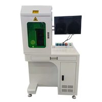 Machine de marquage laser à fibre fermée 20W 30W 50W pour la gravure sur verre