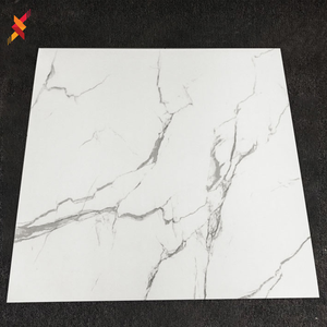 L 60x60 럭셔리 저렴한 가격 빈티지 세라믹 테라스 카라라 화이트 광택 도자기 바닥 타일 필리핀