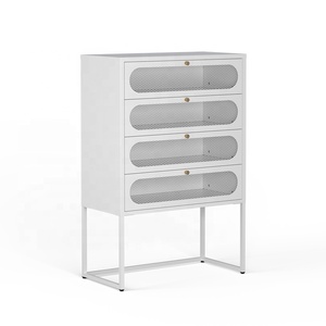 Phong Cách Góc Tròn Thép Lưới Ngăn Kéo Tủ Với Chân Cao Hot-Bán Đồ Nội Thất Phòng Khách Giải Pháp Lưu Trữ Cho Khách Sạn - Product Image 2