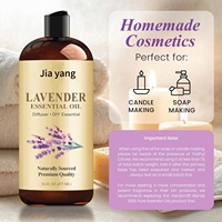 Huile essentielle de lavande pour la fabrication de bougies et de savon, mélange d'aromathérapie, fait à la main, extra-large, 16 onces liquides