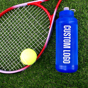 Bouteille d'eau de sport en plastique de 1000 ml sans BPA, bouteille d'eau à presser de 32 onces - Product Image 5