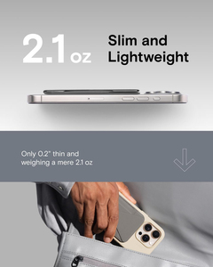 Cartera Magnética Resistente, Soporte Invisible para Teléfono, Ultrafino, Antigolpes, Portátil, Plegable, Soporte de Escritorio para Tarjetas de Identificación - Product Image 2