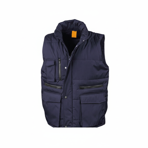 Chaqueta acolchada sin mangas para hombre, chalecos cálidos de invierno transpirables de Color personalizado con cuello levantado, gran oferta, nuevo diseño informal a la venta - Product Image 1
