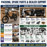 Vélo cargo électrique en stock, entrepôt UE, vélo utilitaire électrique avec batterie 36V amovible et freins hydrauliques pour les concessionnaires