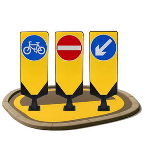 Vente en gros d'usine, panneaux de signalisation routière à flèche LED en aluminium de 800 mm, haute luminosité, séparation des voies - Product Image 6