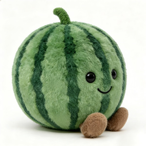 Juguete de Peluche de Sandía Personalizado, Pelota de Peluche de Sandía de Alta Calidad, Venta al por Mayor de Lindos Juguetes de Peluche de Sandía - Product Image 6