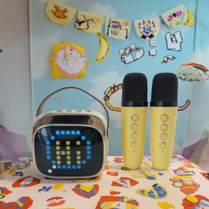 ระบบเสียงคาราโอเกะขั้นสูง <span class=keywords><strong>ลำโพง</strong></span>ไฟ RGB ไมโครโฟน 2 ตัว <span class=keywords><strong>ลำโพง</strong></span>แบบแถวขั้นสูง หน้าจอ แหล่งจ่ายไฟ แบตเตอรี่ - Product Image 4