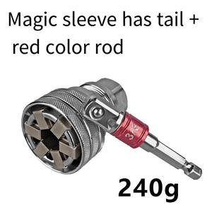 Manchon de clé magique réglable de 3/8 pouces outils de réparation magiques cliquet 10mm-19mm tête de clé multifonction douille universelle - Product Image 3