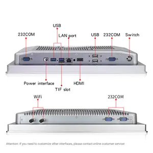 21.5 इंच टच स्क्रीन ऑल इन वन पीसी ट्रू फ्लैट इंडस्ट्रियल एंबेडेड वॉल माउंटेड कैपेसिटिव टच स्क्रीन ऑल इन वन इंडस्ट्रियल पीसी
