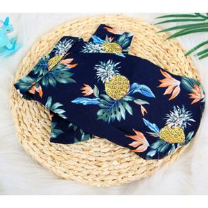 Chemise à imprimé hawaïen en coton et polyester, accessoire moderne pour animaux de compagnie, vêtements d'été pour grands chiens et chats - Product Image 6