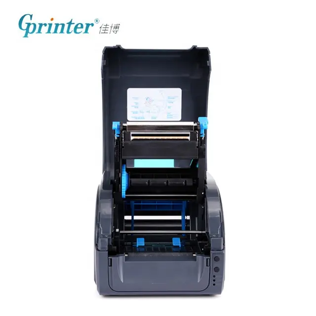 GP-9025T Gprinter Printer Transfer Panas 3 Inci dengan Pita Label Pakaian Label Perhiasan Label Printer Perawatan Cuci