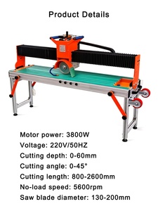 Machine de découpe de carreaux en lot 3800W multifonctionnelle entièrement automatique avec fonction de chanfreinage pour <span class=keywords><strong>marbre</strong></span> 1200mm haute précision - Product Image 6