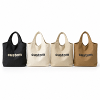 Tas Tote Wanita dalam Empat Pilihan Warna, Kanvas Ramah Lingkungan untuk Toko, Studio, dan Pesanan Hadiah Grosir untuk Pembeli Merek