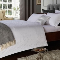 Ensemble de literie de luxe pour hôtel de haute qualité, 100% coton égyptien tissé, écologique, 400TC, taille Queen et King, housse de couette, ensemble quatre pièces