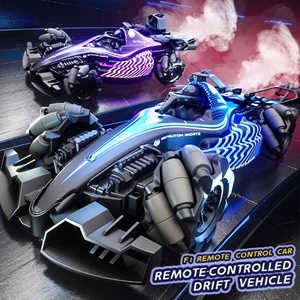 Voiture RC de course F1 à double commande avec pulvérisation, jouet télécommandé pour cascades SJY-Q186, nouveau produit, commande gestuelle à une seule main - Product Image 3