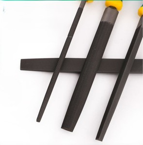 Toàn bộ độ cứng của tập tin quay cacbua phẳng mịn có tay cầm là 48. Tay cầm được làm bằng vật liệu mới để mài kim loại - Product Image 2