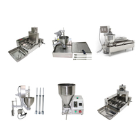 QDMECH Nouvelle Conception Machine à Donuts Électrique Friteuse Industrielle Mini 4 2 Rangs pour Donuts Mochi Usage Professionnel Boulangerie En Promotion
