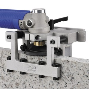 Pulidora de aire húmedo de 90 grados fabricada en Taiwán, base auxiliar de pulido para piedra y mármol - Product Image 1
