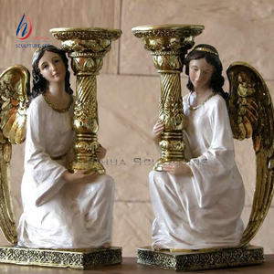 Candelabro Grande de Metal para Iglesia, Candelabro Religioso de Cobre para Casa Sagrada, Altar de Mármol, Tabernáculo de Bronce con Estatuas de Santos - Product Image 6