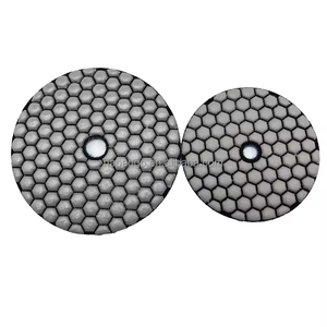 Fabrik-Großhandel 4'' 100mm 7-Stufen Trockenpolierpads 4 Zoll Diamant-Polierpad OEM für Granit Quarz Marmor - Product Image 4