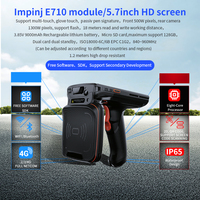 Módulo RFID UHF Impinj E710, Protocolo ISO 18000-6C/EPC Clase 1 G2, Control de Acceso Automático de Alta Velocidad para Inventario sin Supervisión