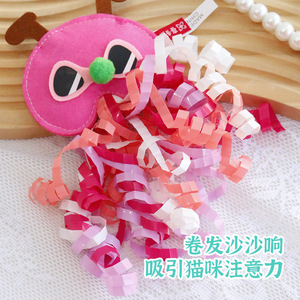 Roll up Cat Peppermint Ringing Paper Doll Bell Grinding Rod Cat Toy - Product Image 5
