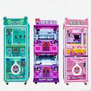 Factory Wholesale Coin Operated Mini <b>Game</b> for Vending Dolls Candles Commercial Playground <b>Claw</b> <b>Machine</b> - Product Image 1