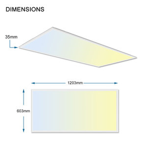 Современный светодиодный потолочный светильник для гостиной, прямоугольный, встраиваемый, IP54, высокий CRI, 30 Вт, простой монтаж - Product Image 3
