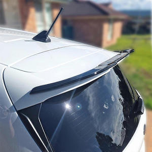 Aileron de coffre arrière Ford Fiesta MK8 ST STline 2019 2026, noir brillant, texture carbone, ABS, style bec de canard - Product Image 4