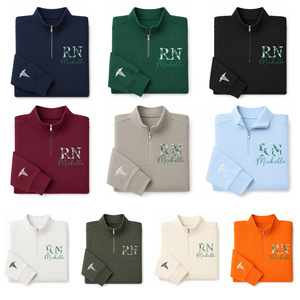 Felpa da Infermiera Personalizzata con Ricamo Floreale e Colletto Alto, Regalo di Laurea per Donne - Product Image 6
