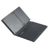 Keyboard Lipat Nirkabel BT B055 dengan Touchpad, Keyboard Saku Lipat untuk Laptop, Ponsel, Tablet, Keyboard Nirkabel Isi Ulang