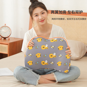 Coussin de soutien lombaire carré en mousse à mémoire de forme Flying Beerus, respirant et frais, en Spandex, motif dessin animé Anime, pour siège - Product Image 2