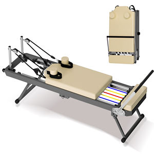 Appareil de Pilates pliable pour entraînement à domicile avec ressorts haute résistance - Product Image 5
