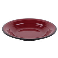 Assiette plate épaisse et résistante aux chutes, de style chinois, pour buffet barbecue, usage hôtelier, durable et de qualité commerciale.