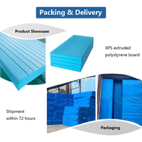 Panneau de Polystyrène Extrudé XPS pour Isolation Thermique, Matériau de Construction en Mousse Hydrofuge Haute Densité