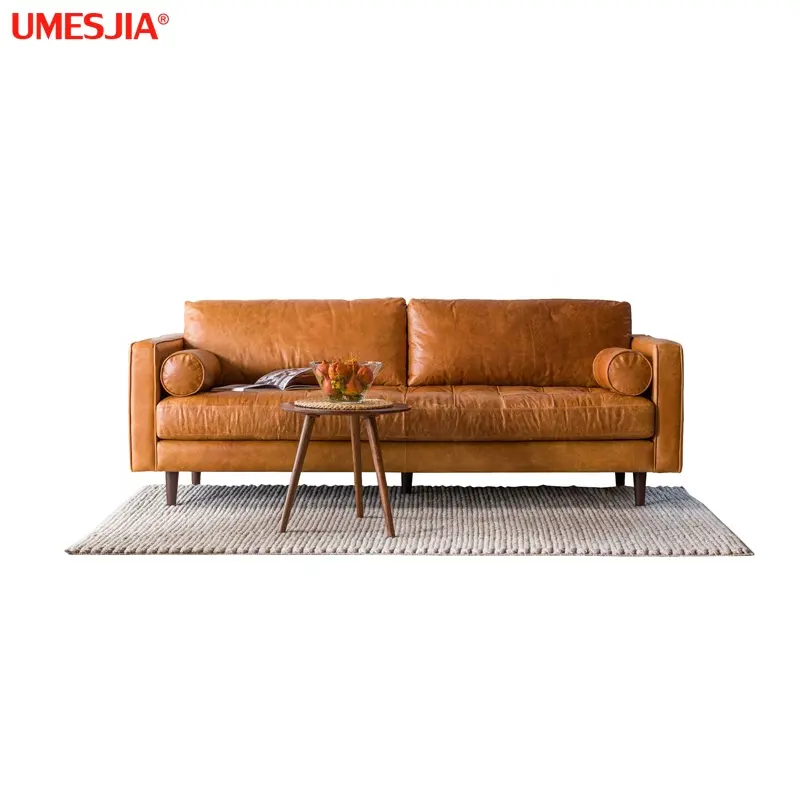 Phòng Khách Hiện Đại Sofa Da Tổng Hợp Sofa Set 3 Chỗ Ngồi