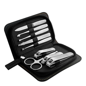 Ensemble de coupe-ongles 9 pièces de marque allemande, pinces à ongles, coupe-ongles, cure-oreilles, pinces à épiler, lime à ongles, personnalisation du logo - Product Image 5