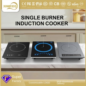 Cuisinière à induction portable intelligente 3000-3999W, mini-réchaud pour fondue, boîtier en alliage d'aluminium, commande tactile, étanche, pour cuisine - Product Image 3