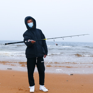 Canne à jigging Yajie Aquahunter 1,675 m, action moyenne rapide, guides Fuji, pêche en mer, eau salée - Product Image 2