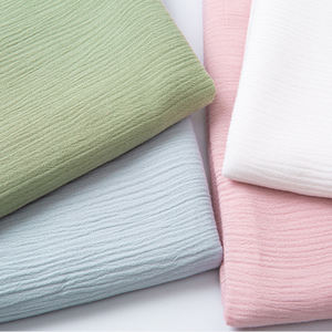 Vente en gros 100% tissu <span class=keywords><strong>de</strong></span> mousseline <span class=keywords><strong>de</strong></span> <span class=keywords><strong>coton</strong></span> <span class=keywords><strong>double</strong></span> couche <span class=keywords><strong>de</strong></span> <span class=keywords><strong>gaze</strong></span> couleur unie pour bébé garçon/fille jouets et accessoires - Product Image 3