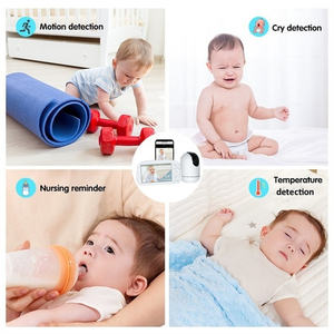 Caméra de surveillance intelligente sans fil 5,5 pouces pour bébé, <span class=keywords><strong>babyphone</strong></span> 500m avec audio bidirectionnel, appel bébé, application Tuya, moniteur de sommeil pour bébé avec écran et Wi-Fi - Product Image 5