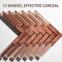 Correcteur liquide végétalien de luxe en gros, couvrance totale, waterproof, longue tenue, avec logo personnalisé, base de maquillage